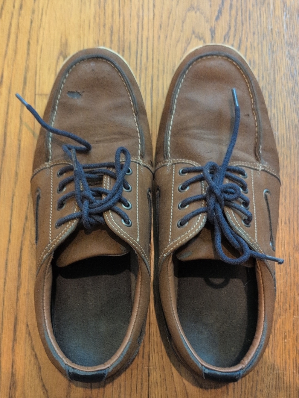 Sonoma Brand Men's Size 11 Brown Boat Shoes